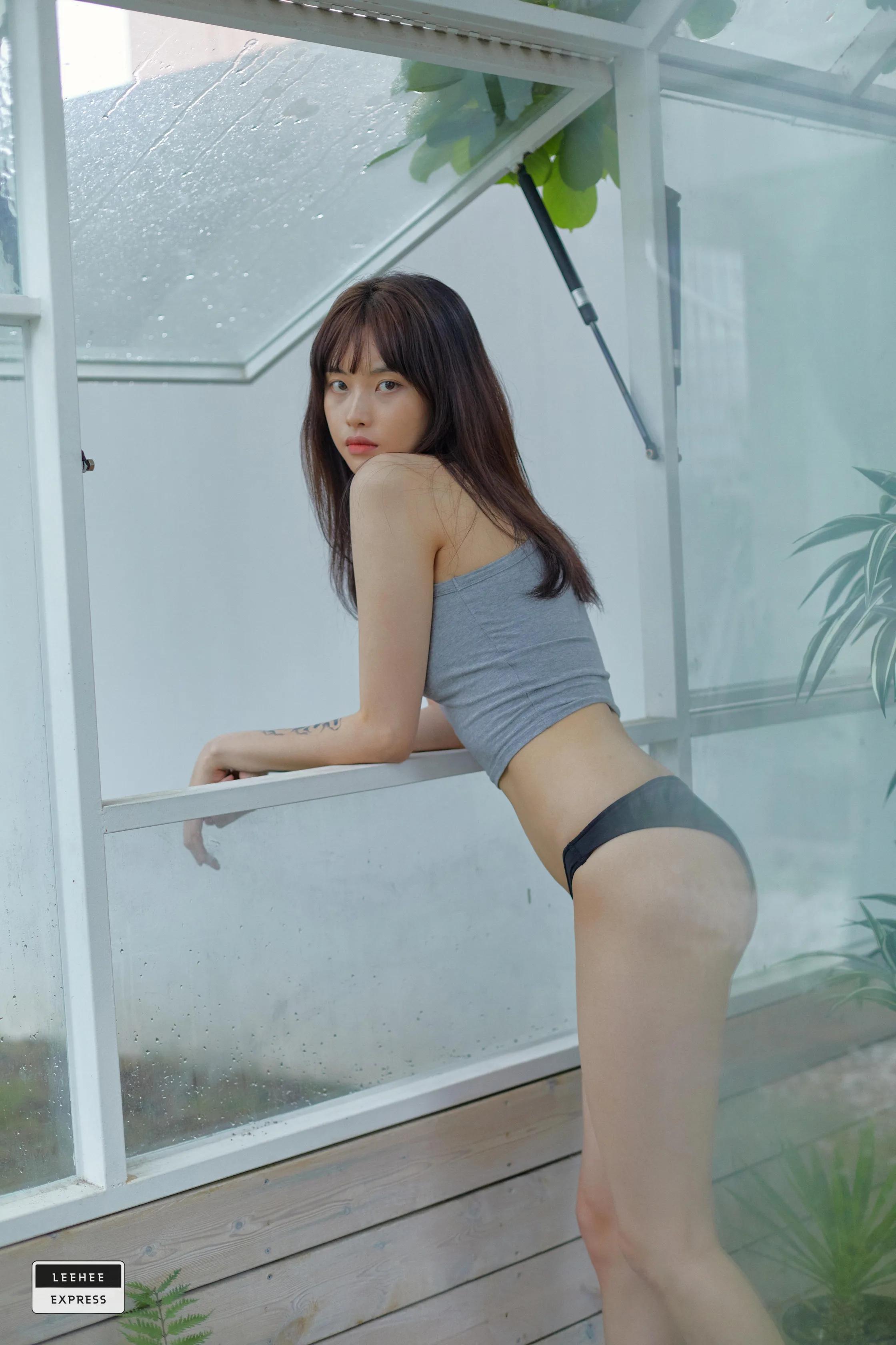 GMS(고말숙)《灰色小背心》白皙美腰视线无法转移(48)