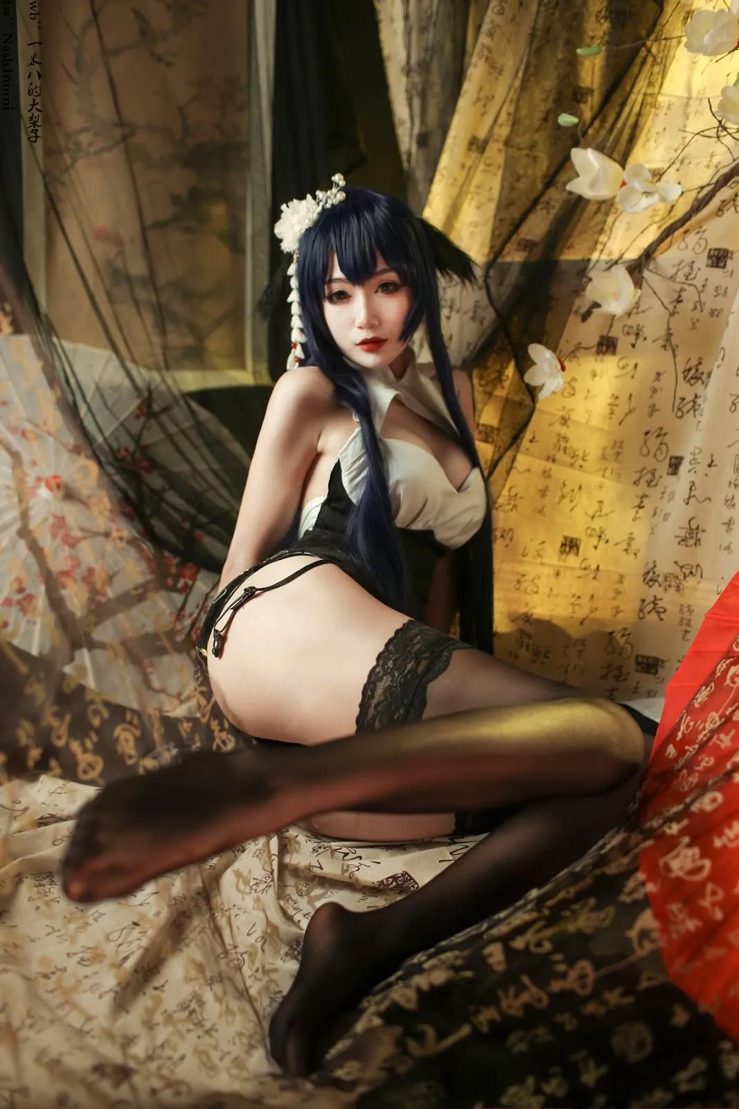 [一米八的大梨子]碧蓝航线Cos吾妻 神还原抚媚眼神(35)