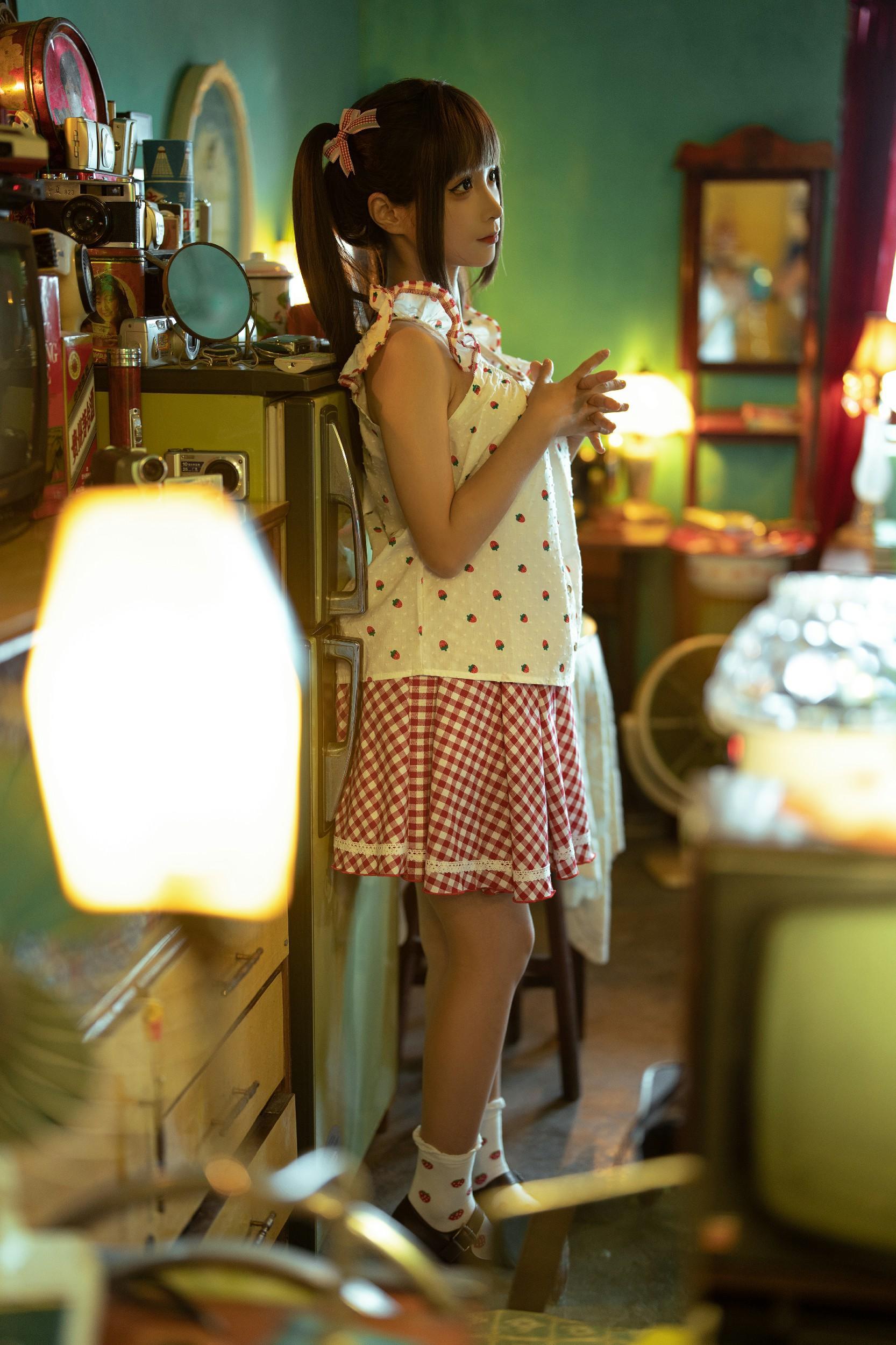 Coser@蠢沫沫 (chunmomo) - 红格子 (Red Box)(2)