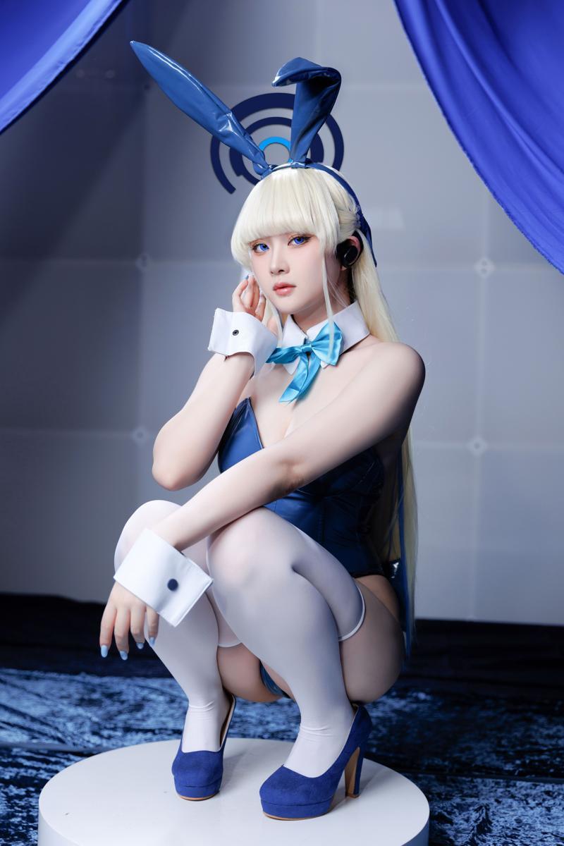 [Cosplay] 屿鱼 Toki X 飞鸟马トキ兔女郎 蓝色兔子(10)