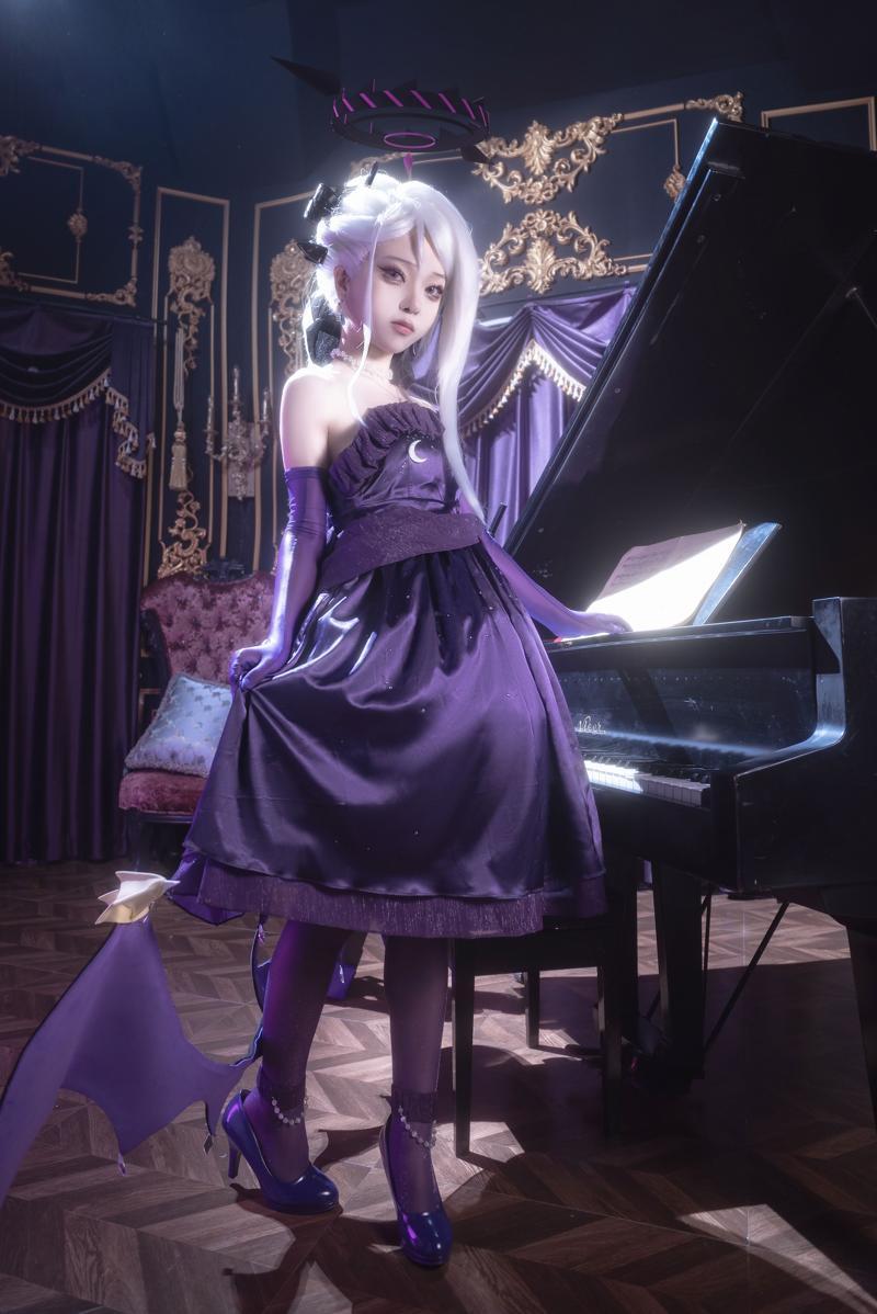 [Cosplay] 矢量鱼 空崎日奈连衣裙蔚蓝档案(18)