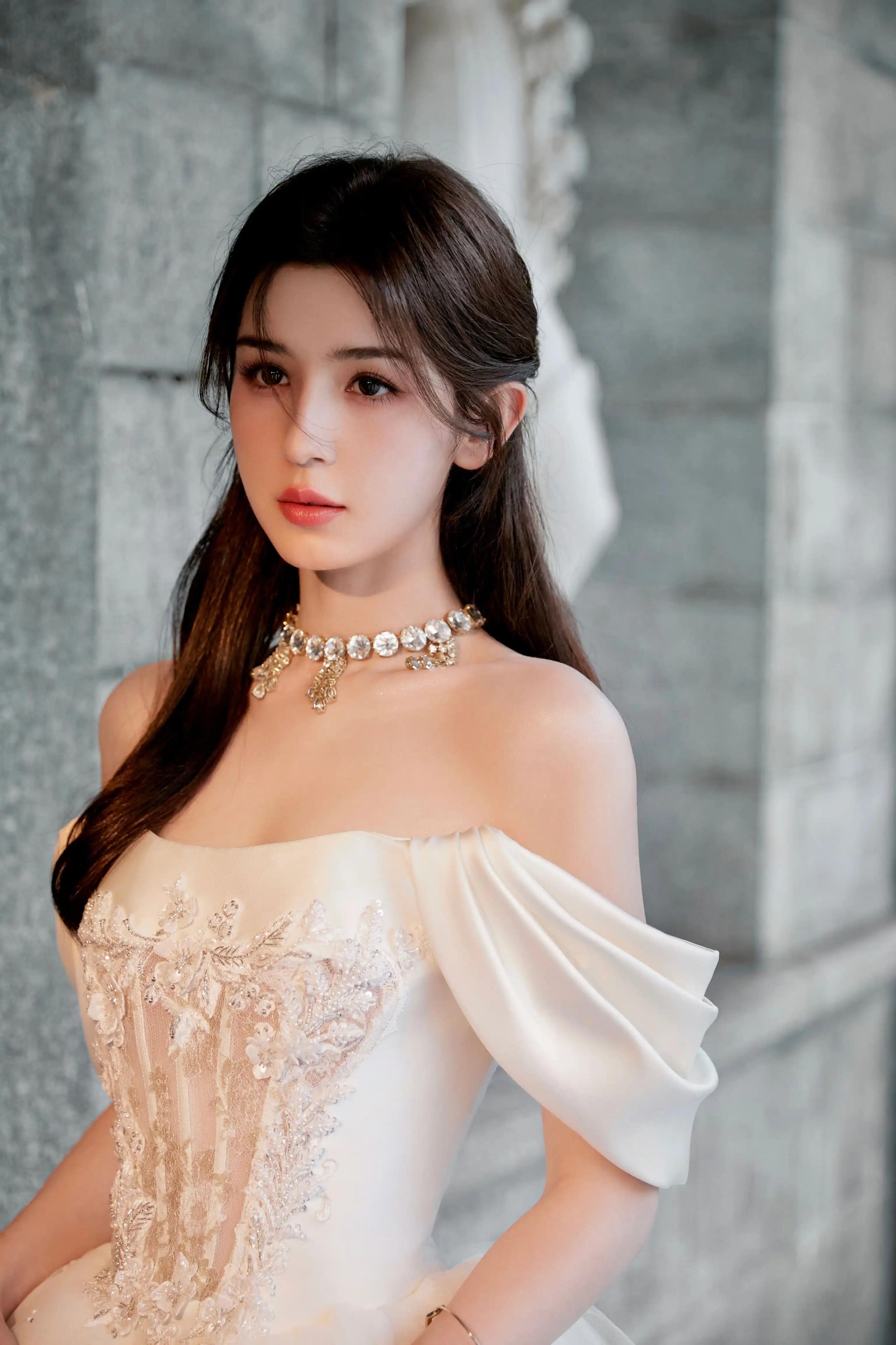 白裙翩跹，恬静优雅—哈妮克孜[高清套图](9)