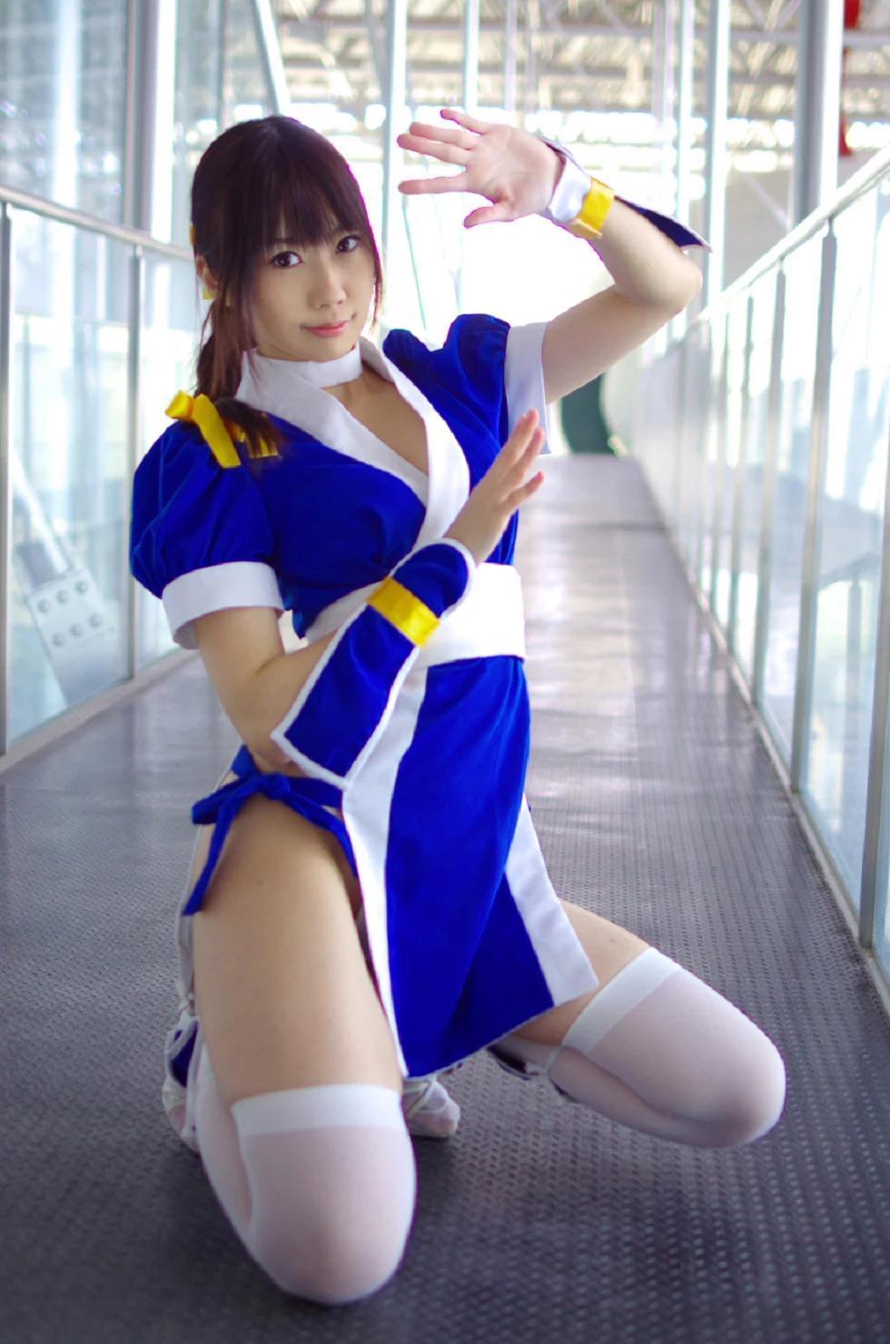 [Cosplay精選]COS正片《霞浪漫》美女武士的白絲美腿性感寫真337P(186)