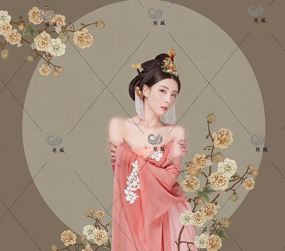 [Toutiao头条女神]No.797_嫩模莫晓希贵妃醉酒主题粉色古装服饰迷人写真17P(3)