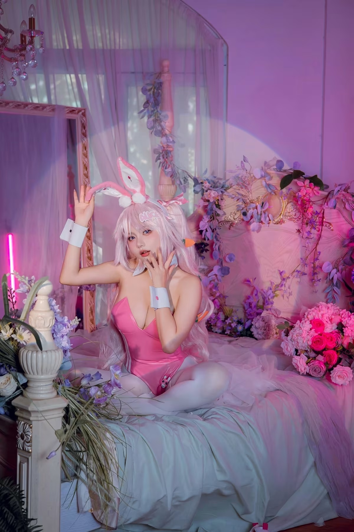 熊仔Cosplay之愛麗絲兔女郎(49)