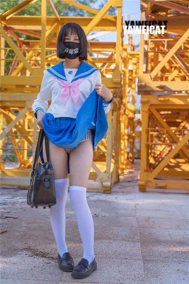 [美媚图辑] 押尾猫建筑工地露出＆自慰(4)