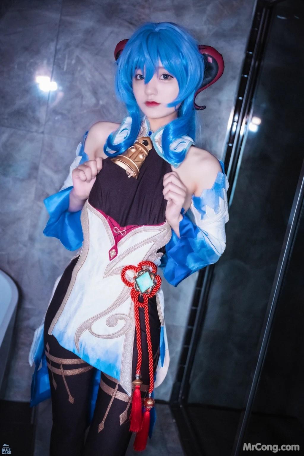 [BLUECAKE] Jeong Jenny (정제니): Vol.10 Sleeping with Ganyu (168 photos)(15)