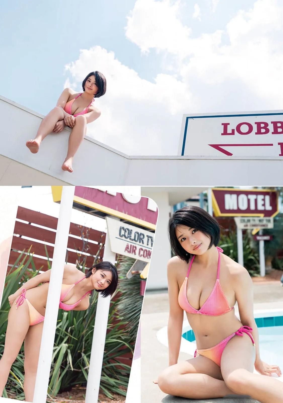 [桑岛海空] 炎炎夏日 展现诱人身材线条(7)