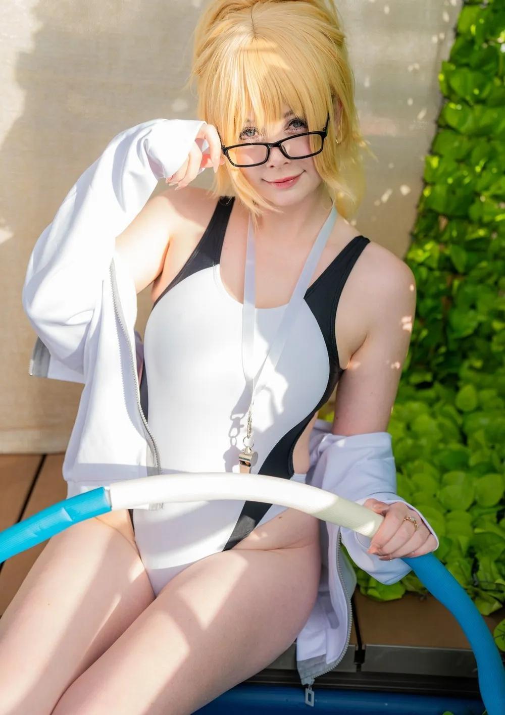 [atelier roro] WET SWIM CLASS! FGO Jeanne Photoset EN-JP(15)