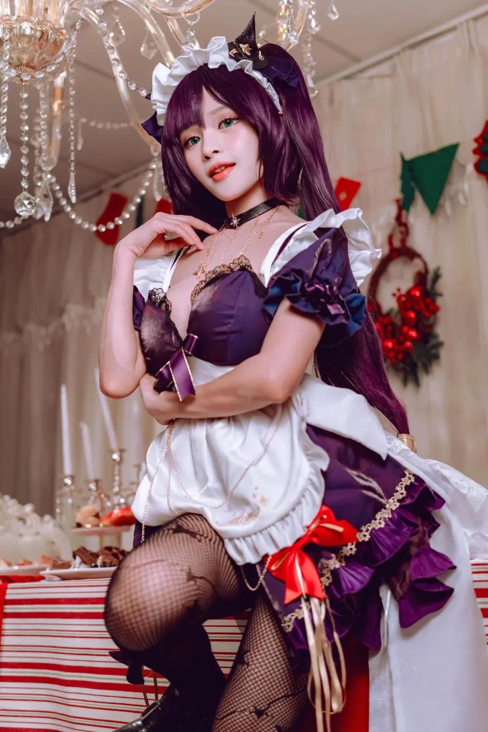 MingMiho - Mona Maid Genshin Impact(9)