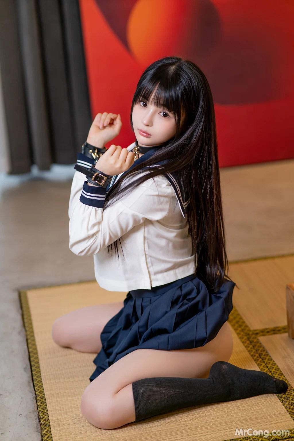 Coser@桜井宁宁 Vol.077: JK的秘密 (83 photos)(83)