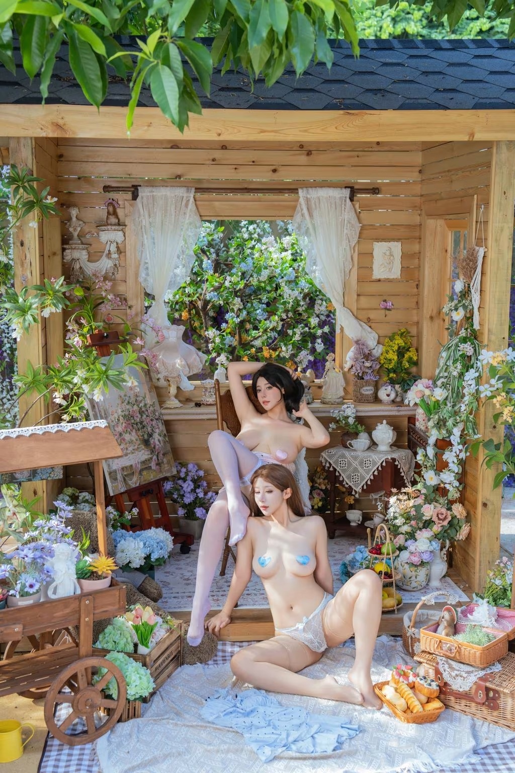 Coser@雲溪溪 (Yunx1x1) & 奶桃桃 & 奈汐醬nice： 花眠 (90 photos + 1 video) - ( Page 1 / 5 )(63)