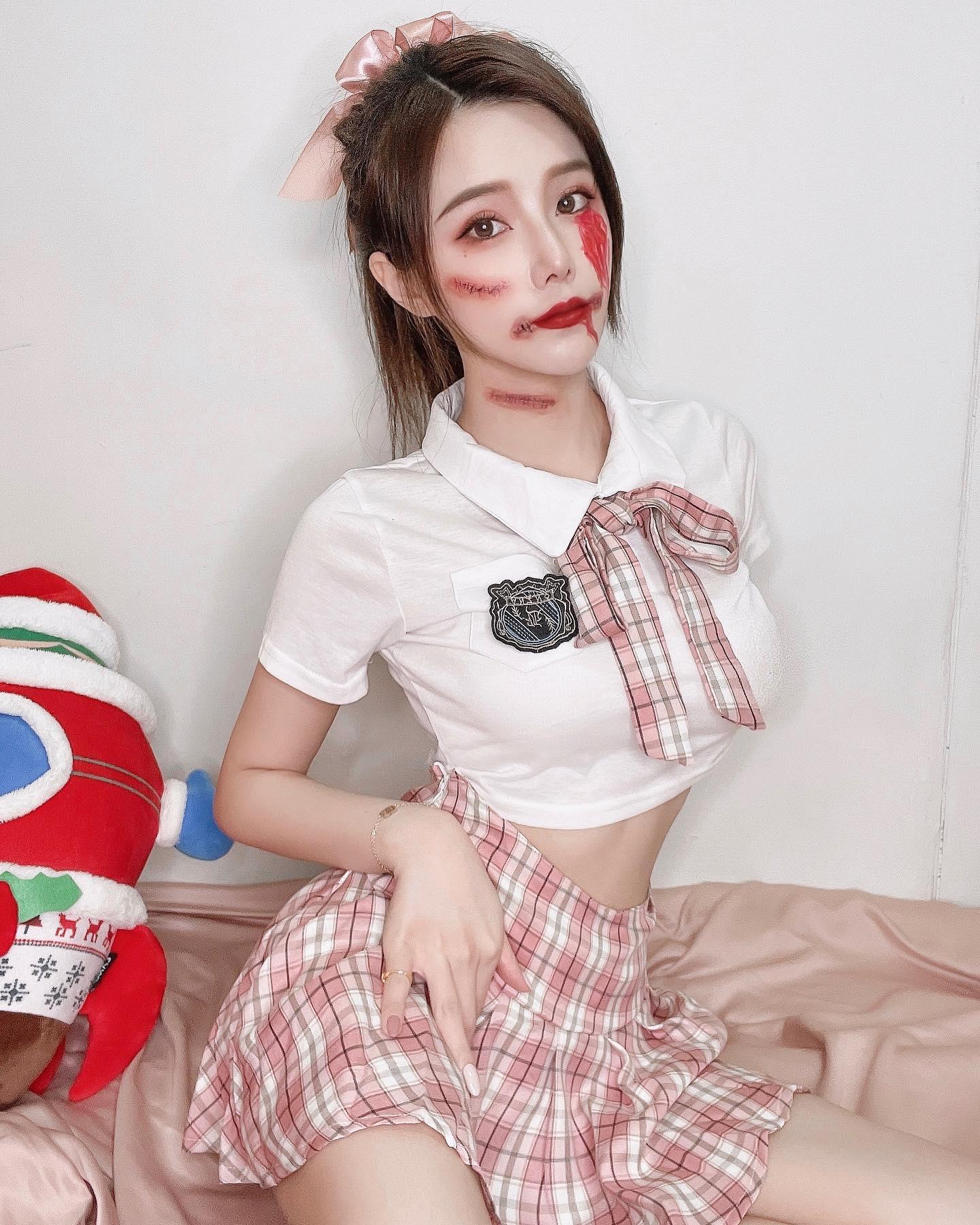 正妹「佩茹」有颜又有胸！雪白美乳真的太抢镜！直接纳入女神名单了！(5)