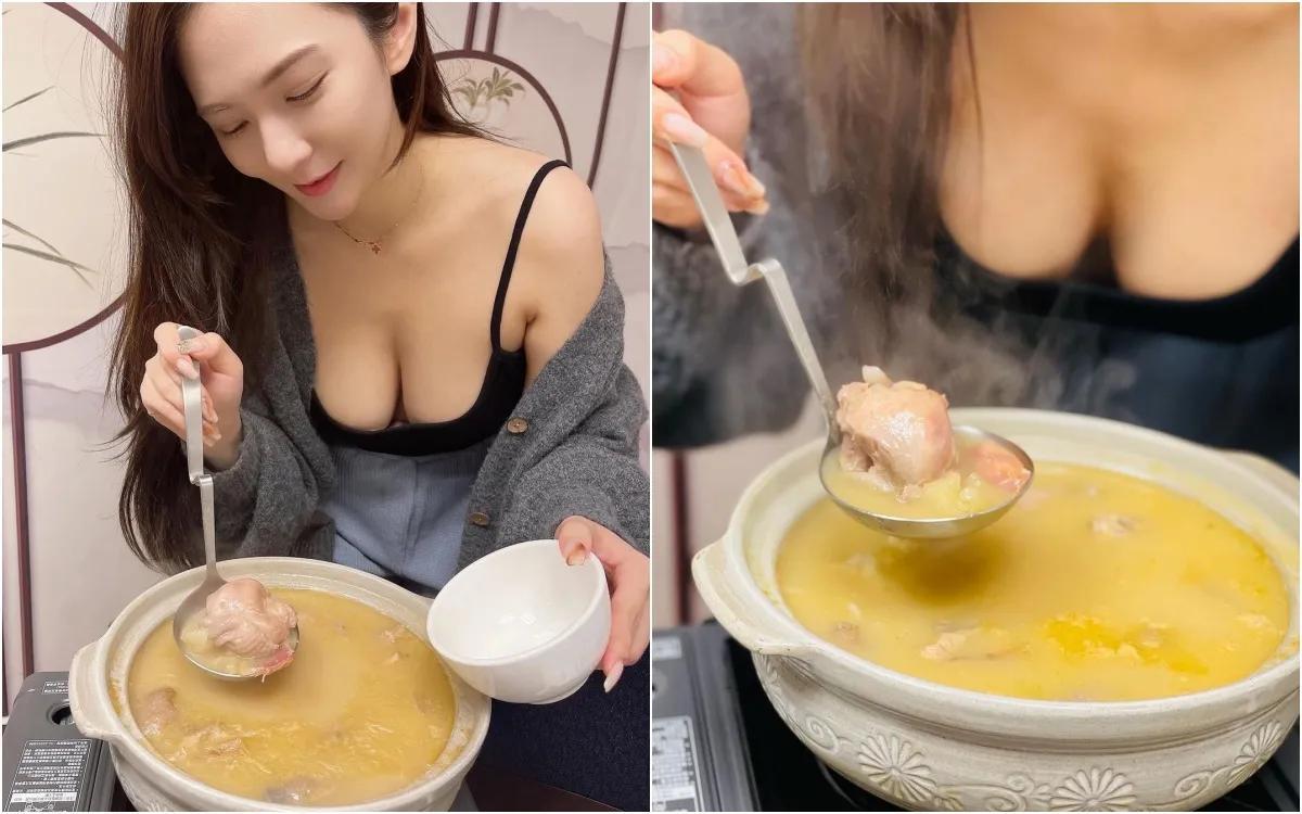 比食物更吸引人！正妹「徐恩」热心分享各地美食，但网友都在看后面那一对…-小湿妹图(6)