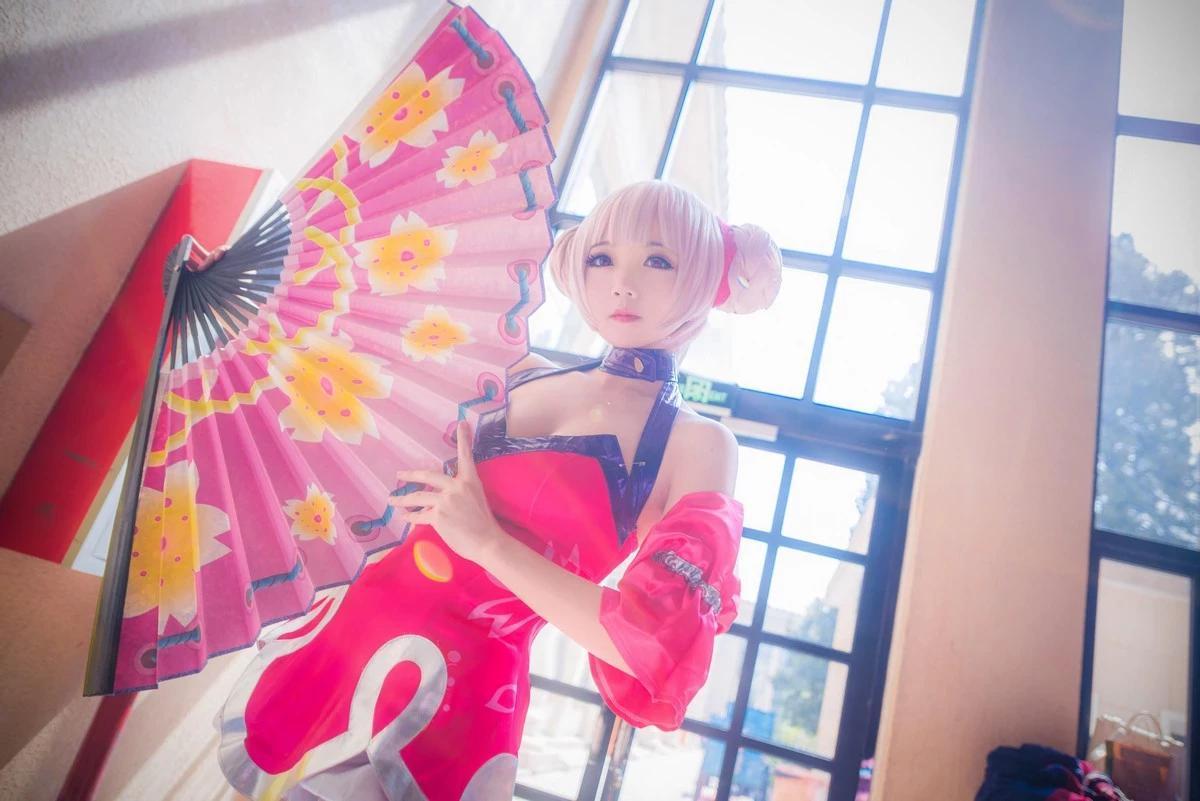 微博紅人Coser楚楚子王者榮耀系列主題小喬裝扮性感服飾秀完美身材誘惑寫真63P(18)