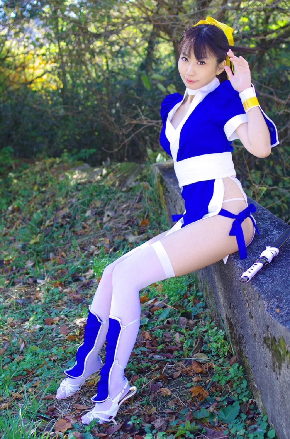 [Cosplay精選]COS正片《霞浪漫》美女武士的白絲美腿性感寫真337P(84)