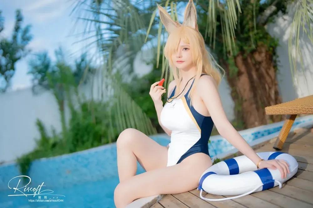 前羽_rr - 碧蓝档案 尾形康娜 竞泳(25)