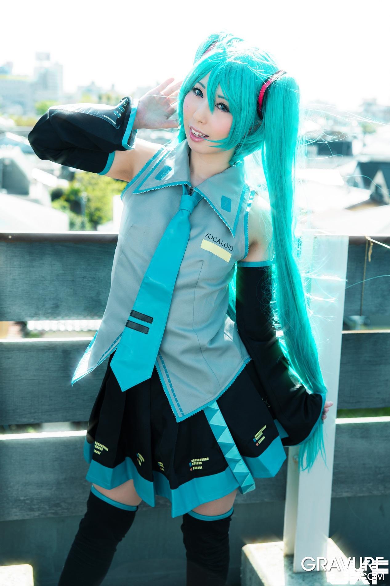 [Gravure] Miku Oguri Miku Cosplay(6)