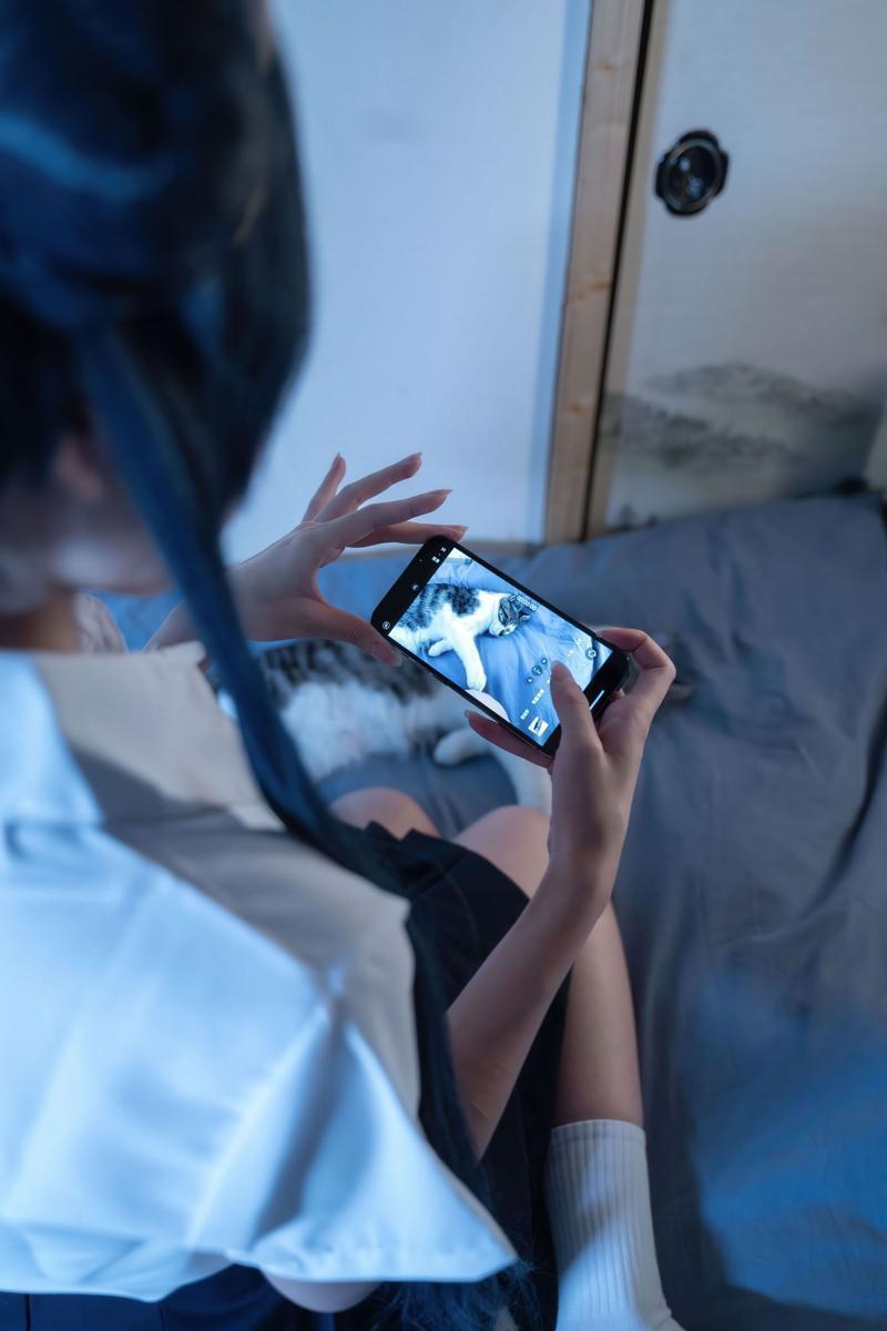 [Cosplay] 清水凪 蔚蓝档案 龙华妃咲 JK(11)