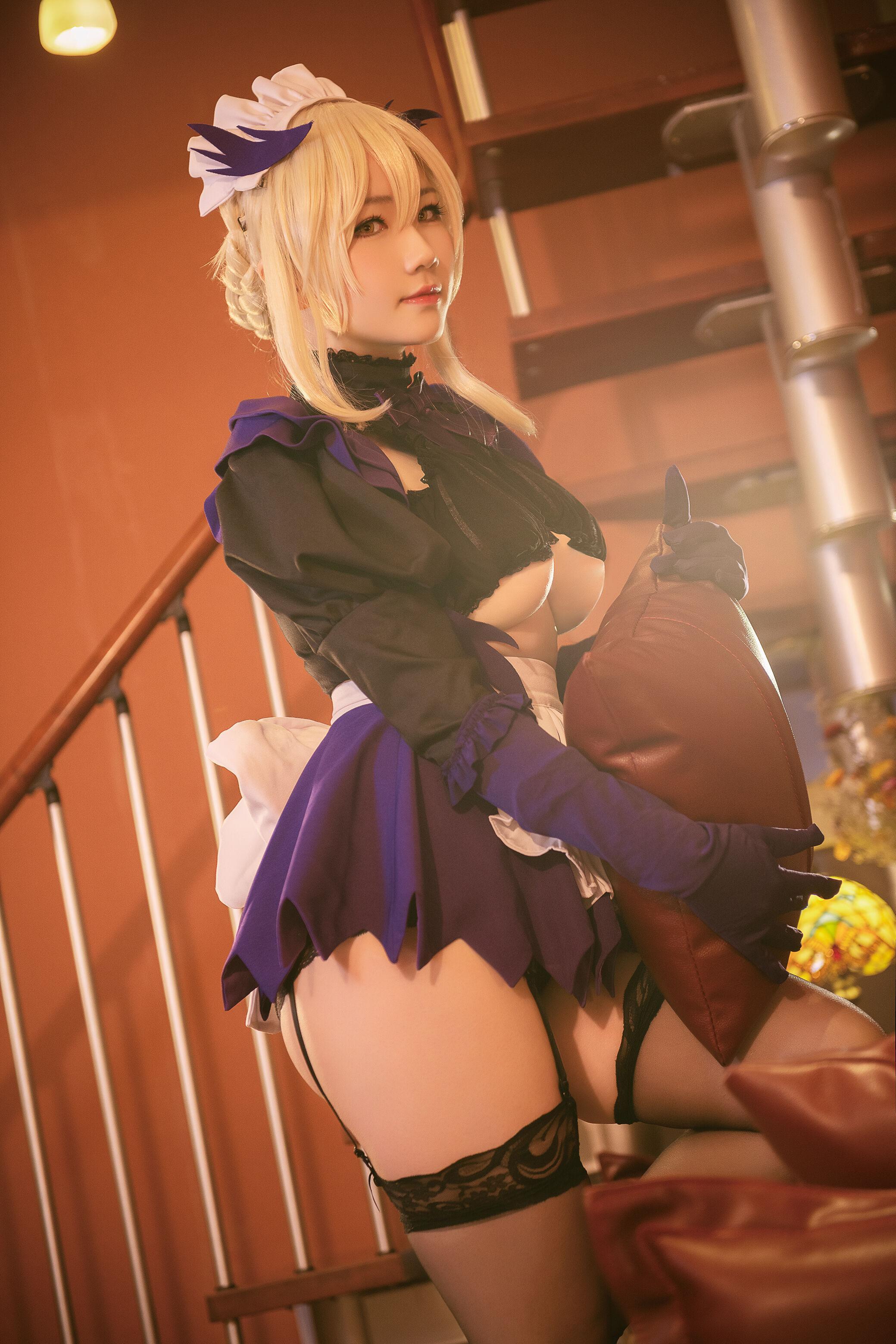 FGO 阿尔托莉雅·潘德拉贡〔Alter〕(Lancer) 女仆 CN：是本末末(1)