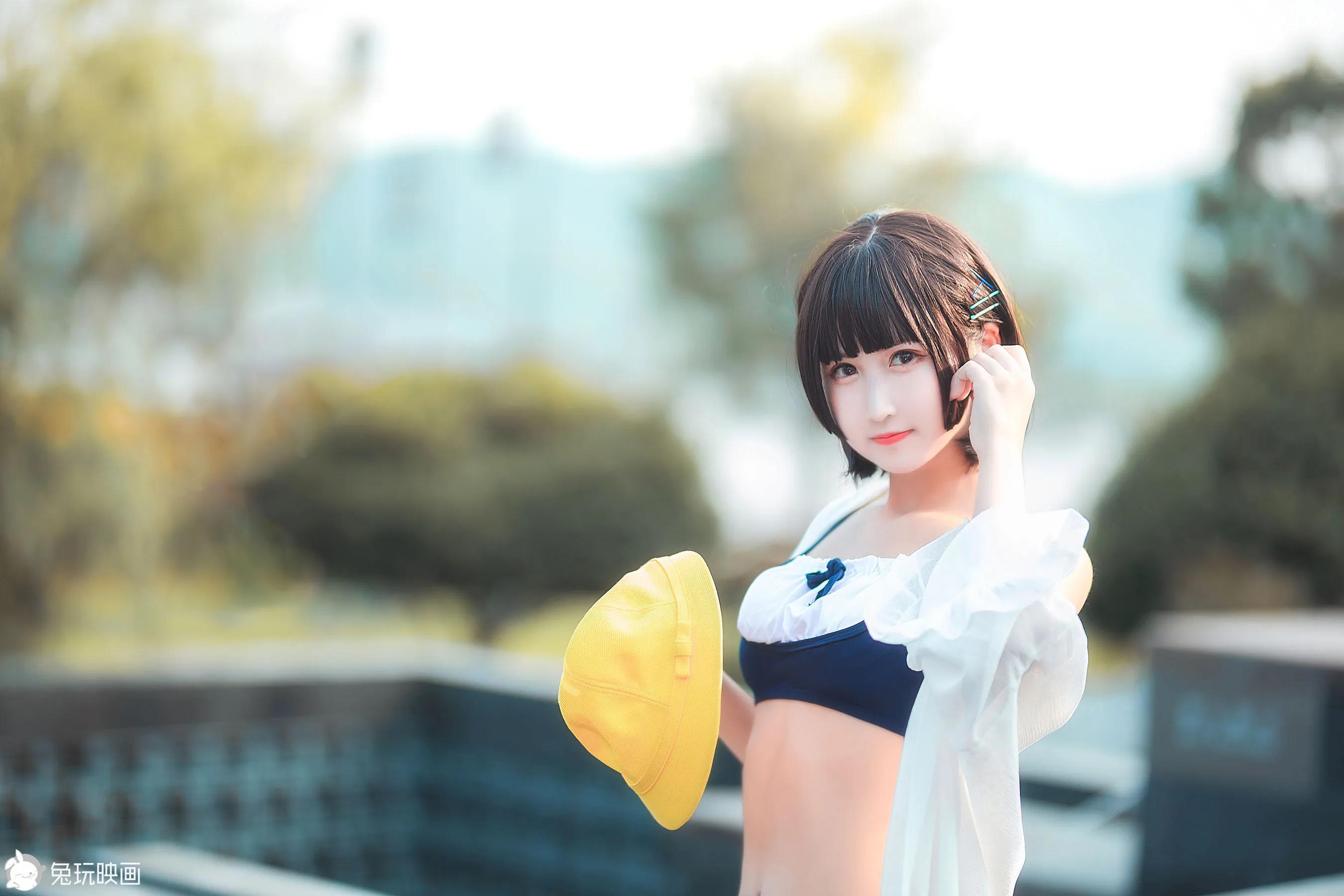 [兔玩映画] - 夏日泳装 Vol.041 小黄帽(13)