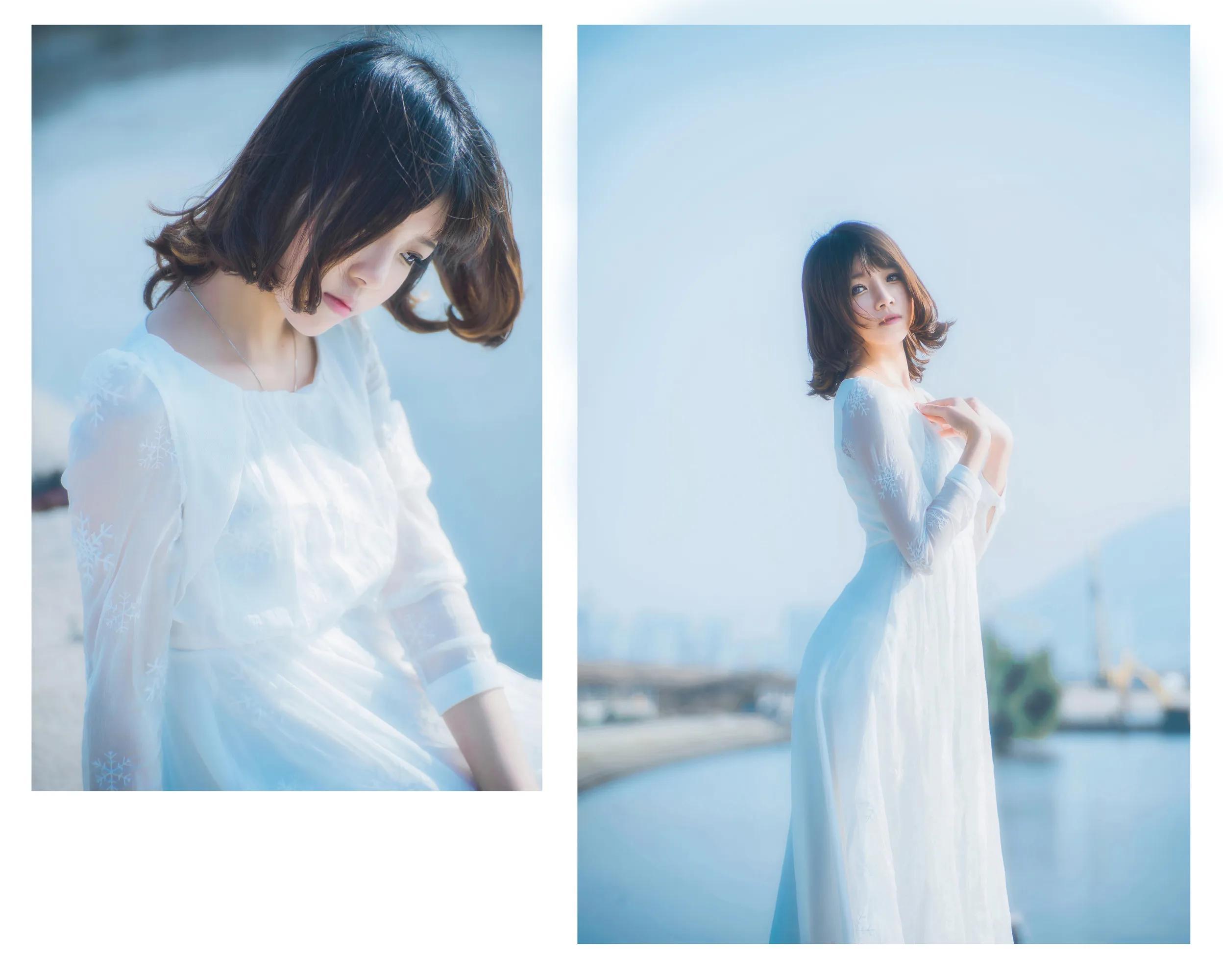 【微博福利姬】樱桃喵自拍写真-空气少女 超市(6)