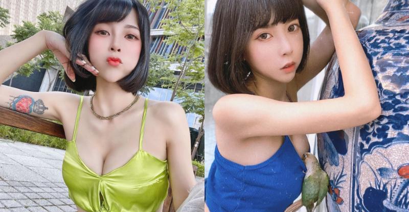 真识货！「Chubby糖」摆弄辣体想合影，色欲鸟鸟使坏直接「钻进乳袋内」！(1)