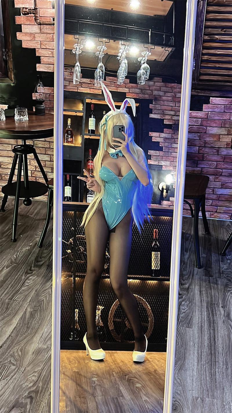 [Cosplay] 洛桑w伊梓 明日奈兔女郎(44)