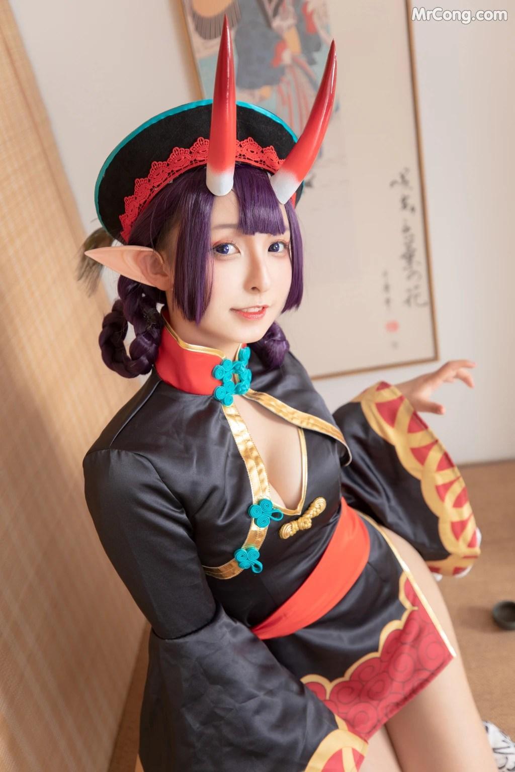 Coser@神楽坂真冬 Vol.035: 酒吞cos (150 photos )(112)