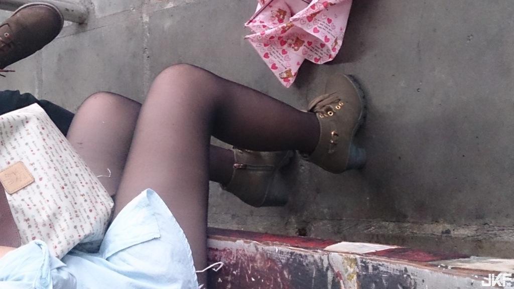 超短裤配黑丝还不赖(16)