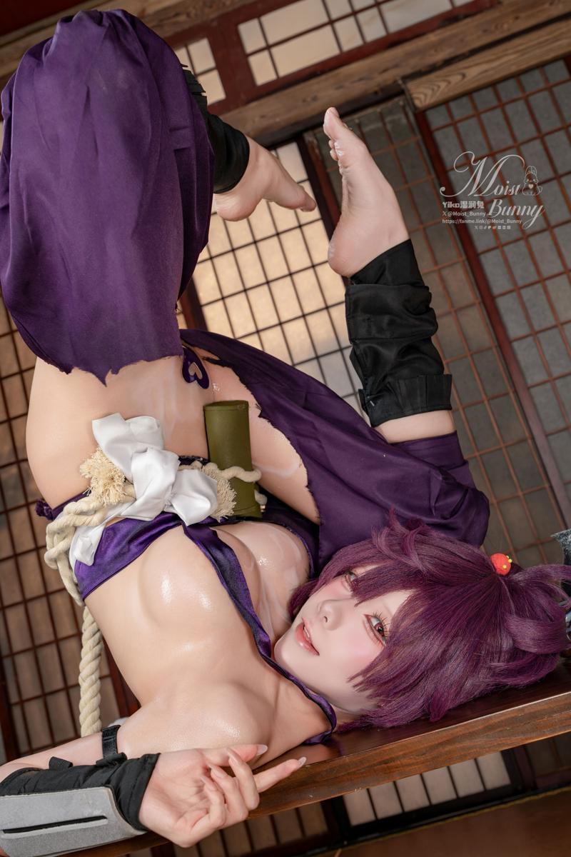 [Cosplay] Yiko湿润兔 2026年01月作品 地狱乐·杠&刀马刀马(77)