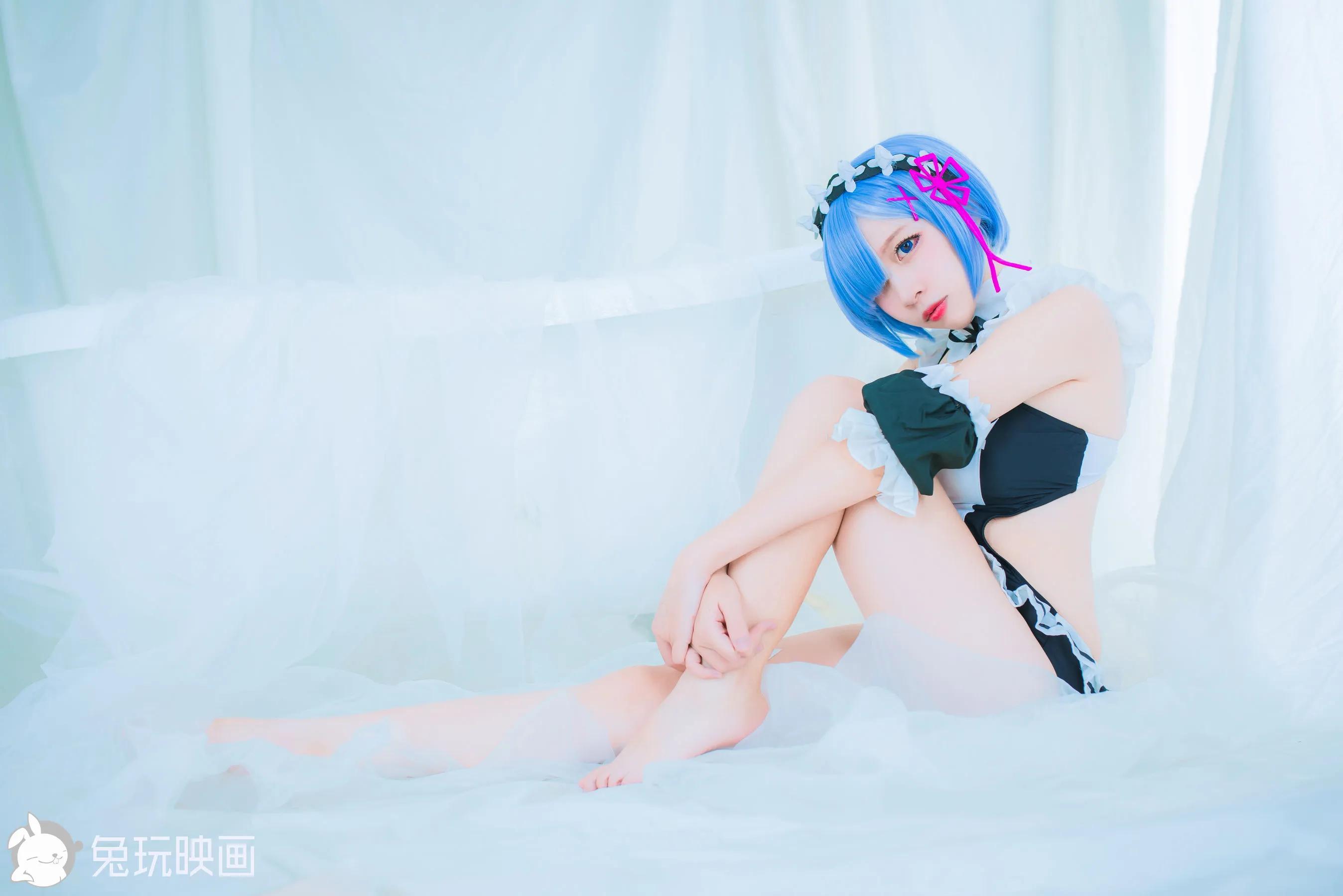 [兔玩映画] - 泳装蕾姆和贞德(24)