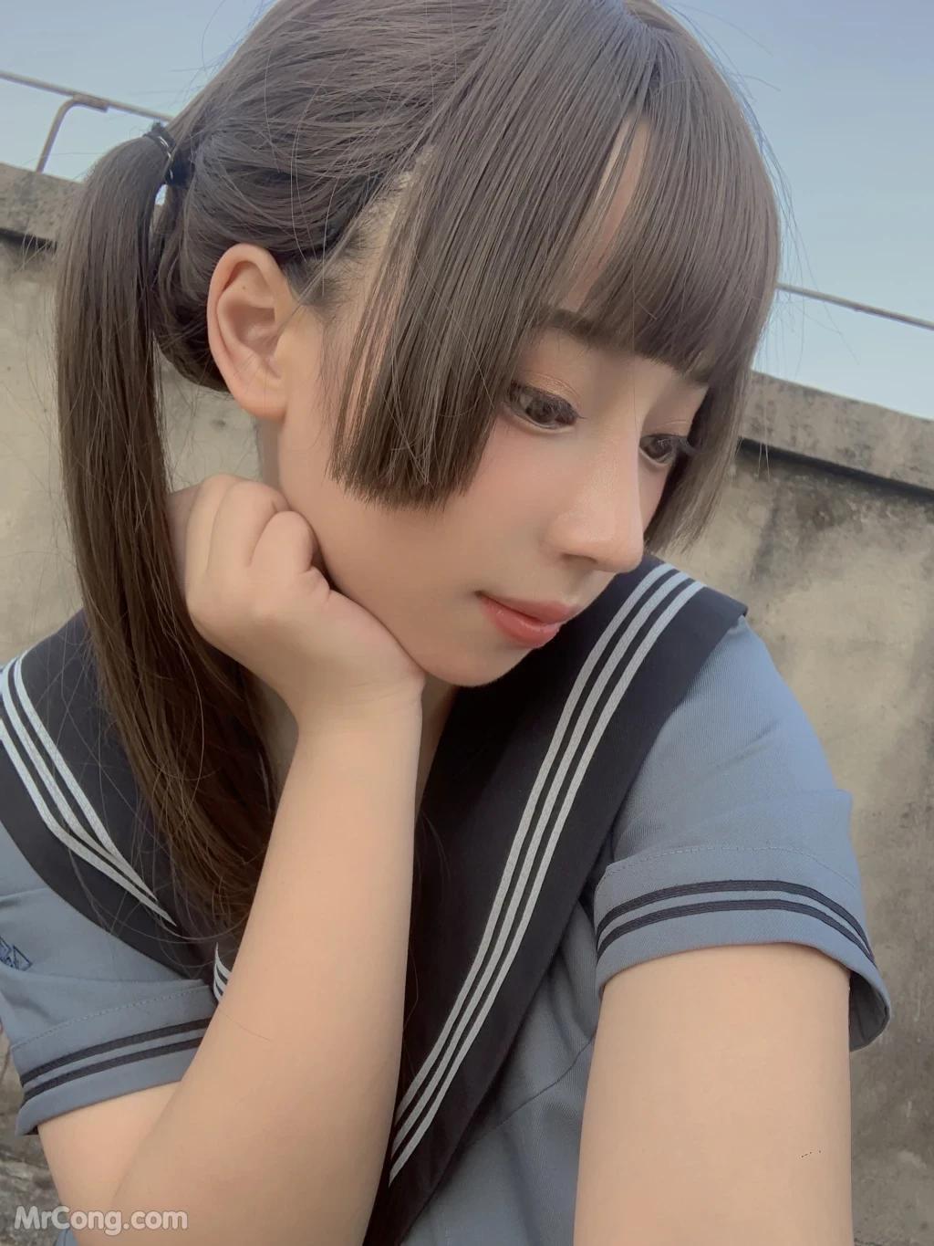 Coser@胡桃貓Kurumineko： 天台的愛之告白 (143 photos )(137)