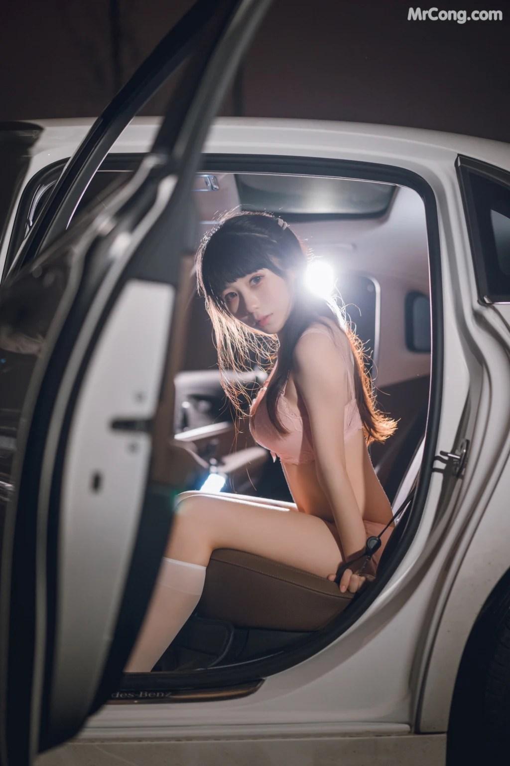 Coser@usejan蓝蓝 Vol.010: 夜樱 (40 photos)(15)