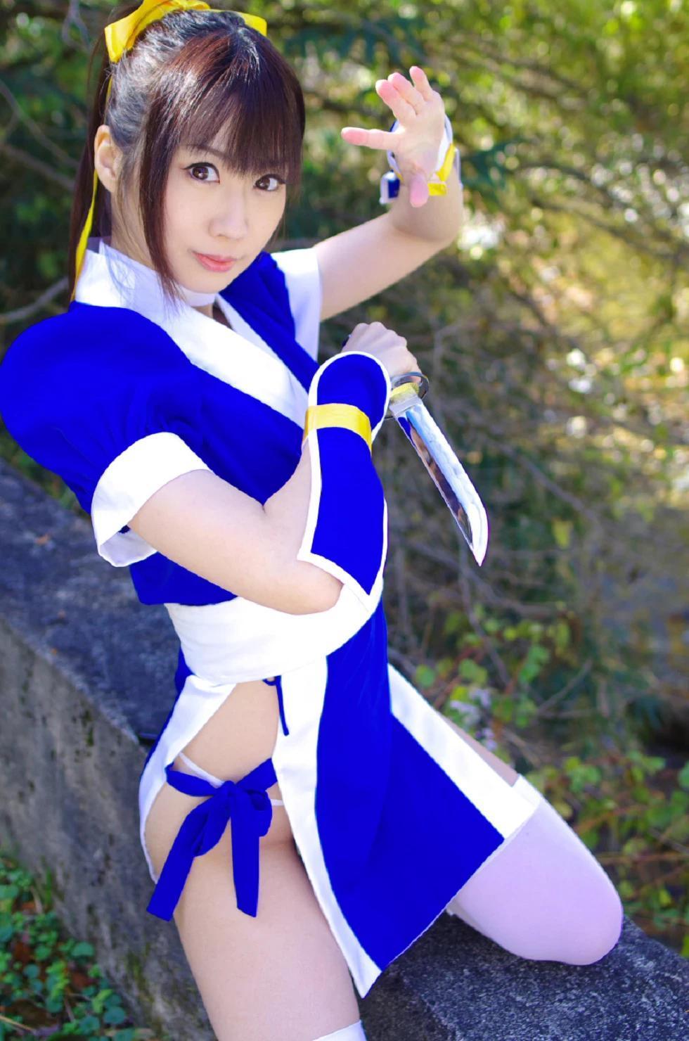 [Cosplay精選]COS正片《霞浪漫》美女武士的白絲美腿性感寫真337P(61)