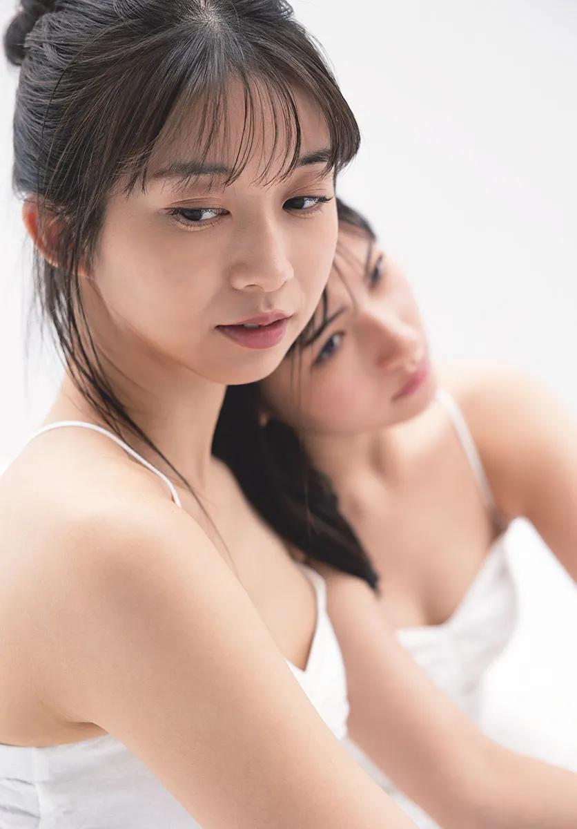 [牧野真莉爱,北川莉央] 无暇神颜....气质感爆棚 网友：我全都要(12)