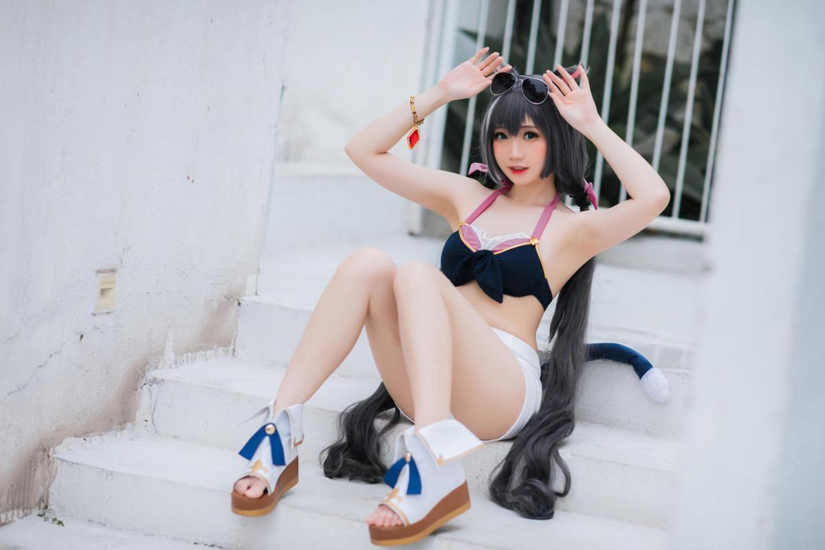 [Cosplay] 焖焖碳 公主连结 凯露泳装(5)