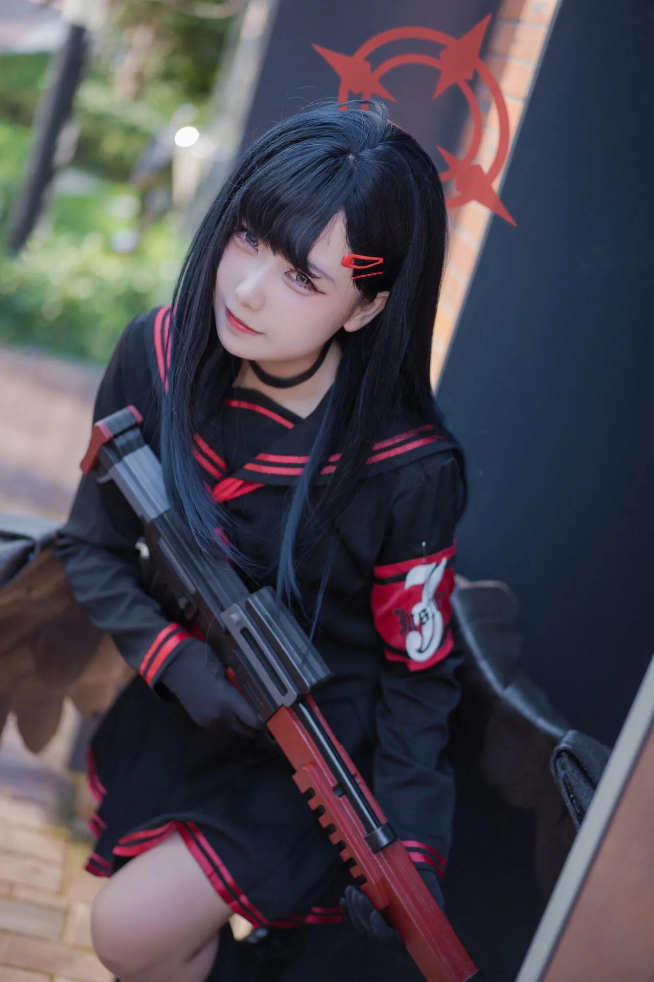 lunananya - 蔚蓝档案 仲正一花（+自拍）(5)