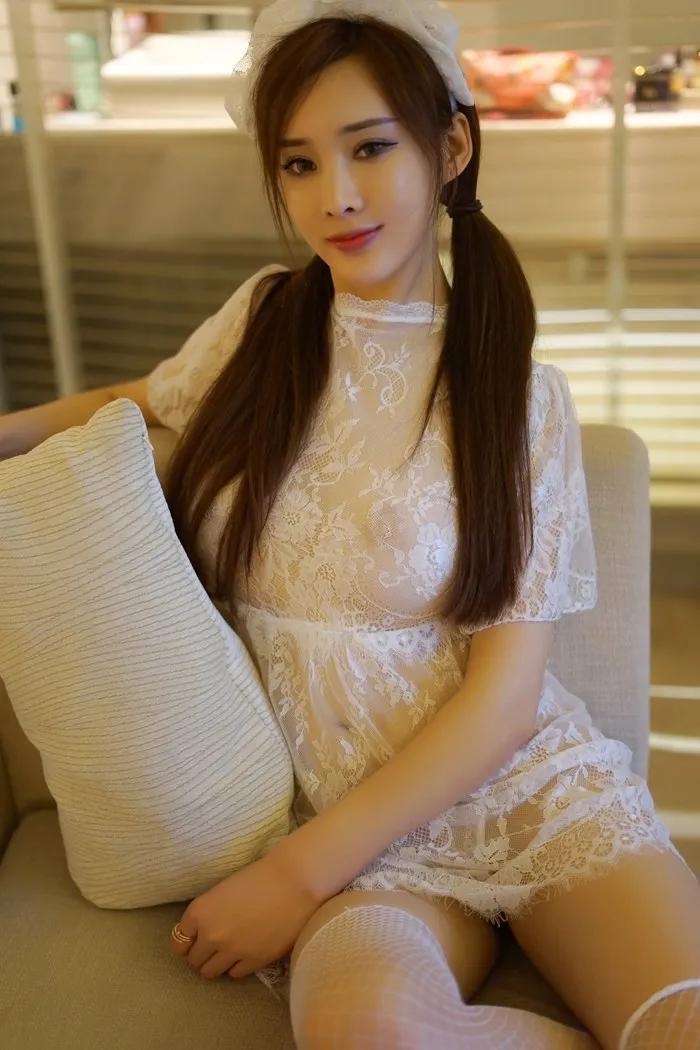 寂寞少妇薄纱情趣内衣显迷人风情(17)