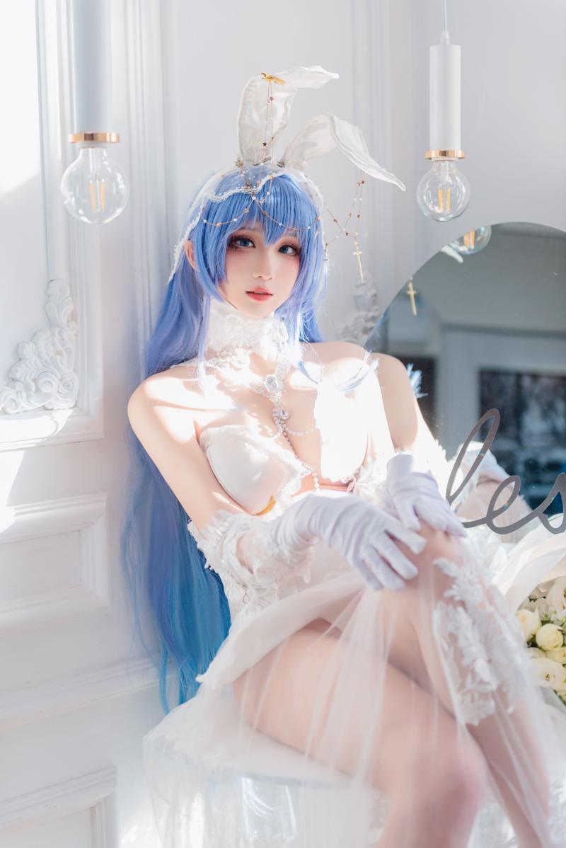 [Cosplay] 瓦斯塔亚小龙虾 碧蓝航线新泽西 花园白雪之仪(8)