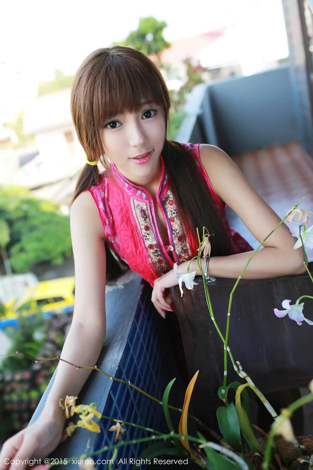 甜美女模 王馨瑶 修长美腿性感美尻配上诱人旗袍(20)