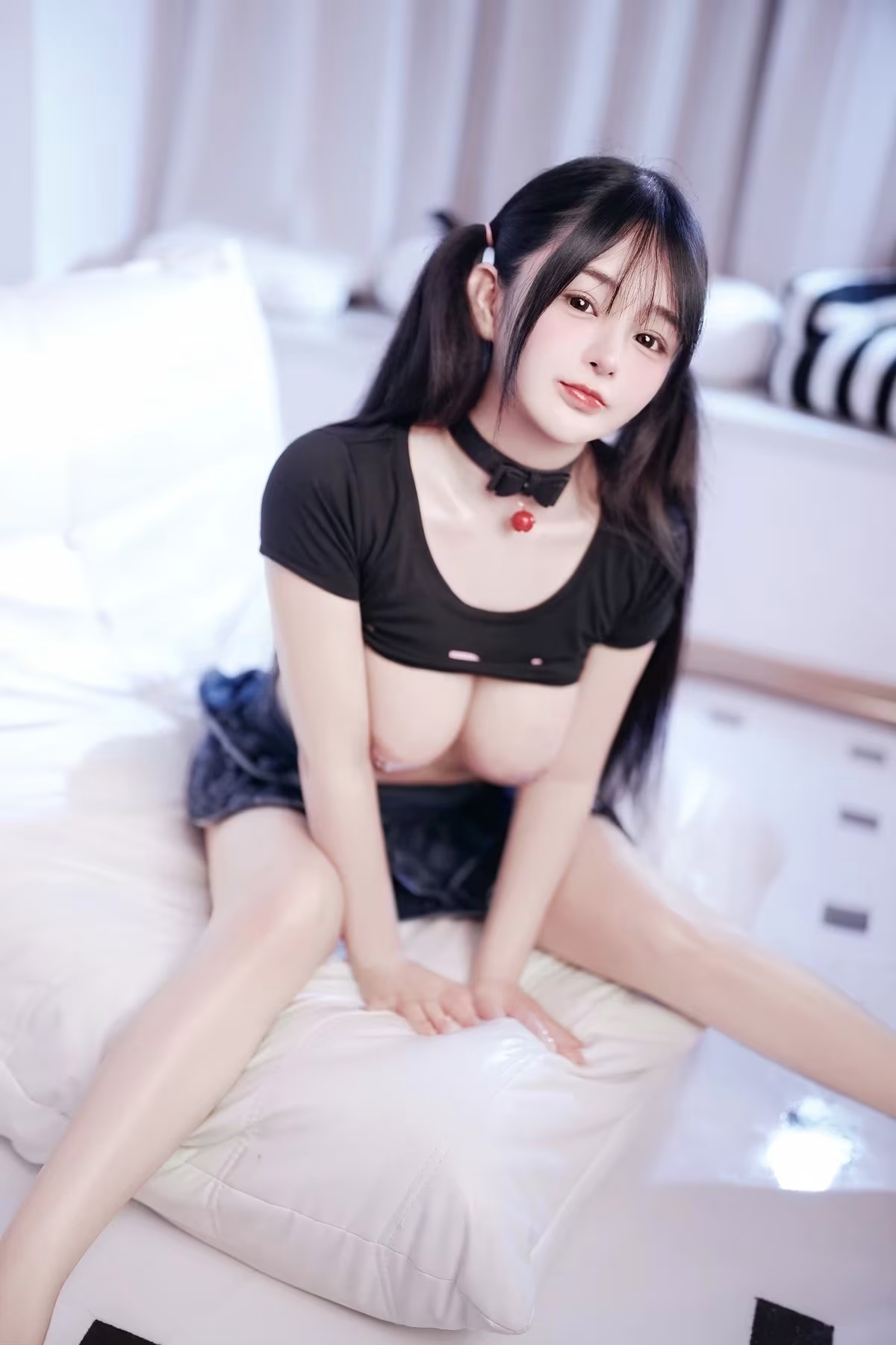 Cosplay 桜井寧寧 – 黑色上衣 Set.01(31)