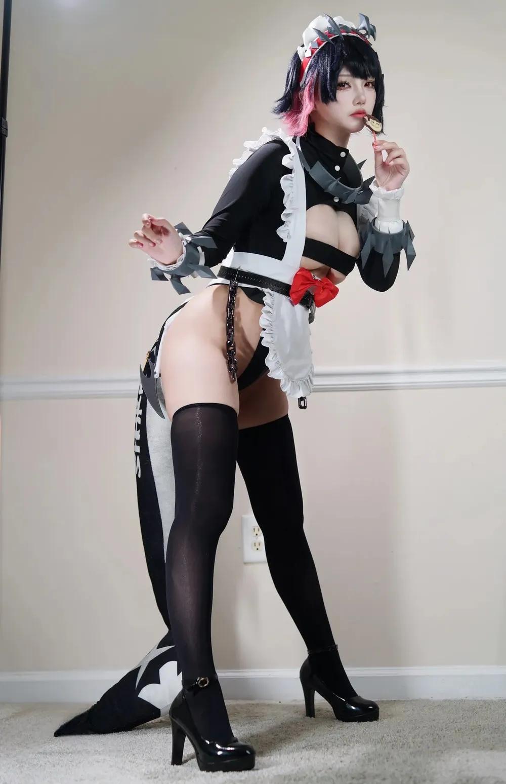 狐洛洛子 - 绝区零 鲨鱼妹 女仆(3)