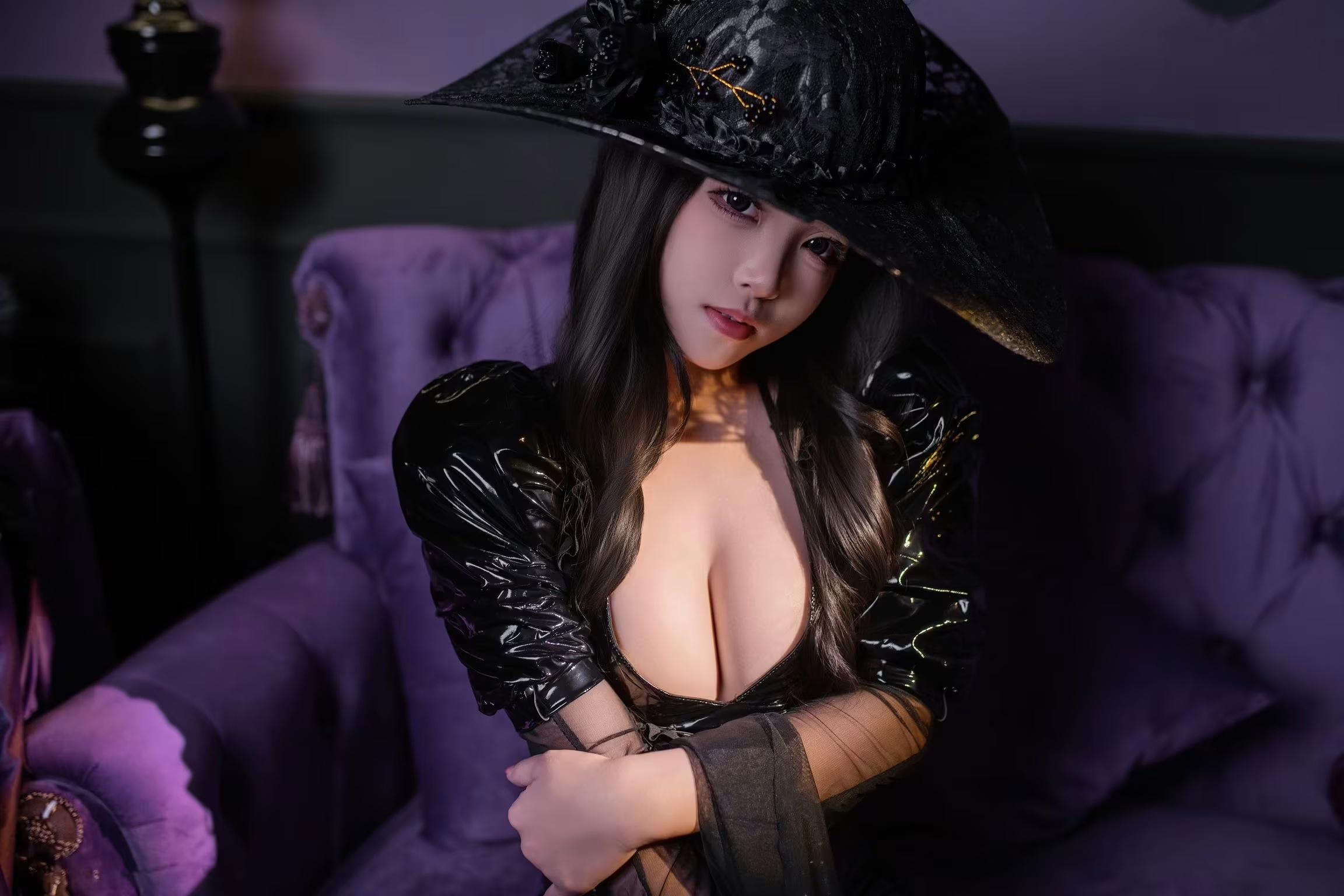 邦尼Cosplay莉莉絲誘惑寫真(42)