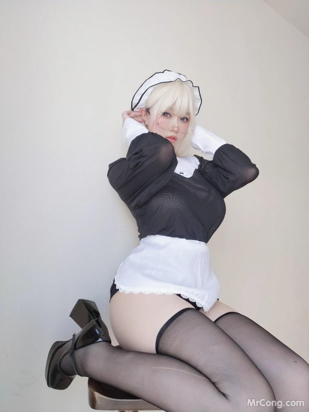 Coser@女主K: 主人的女仆 (69 photos)(68)