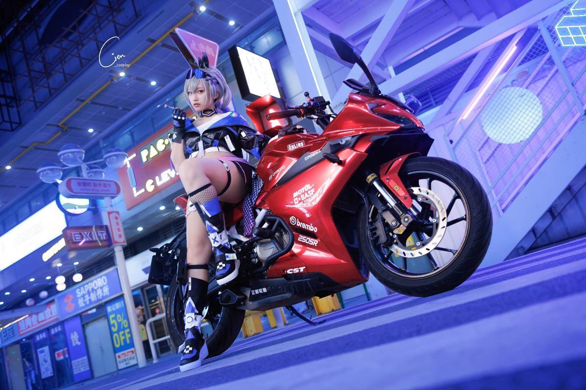 [Cosplay] Cien恩恩 Silver Wolf 银狼(22)