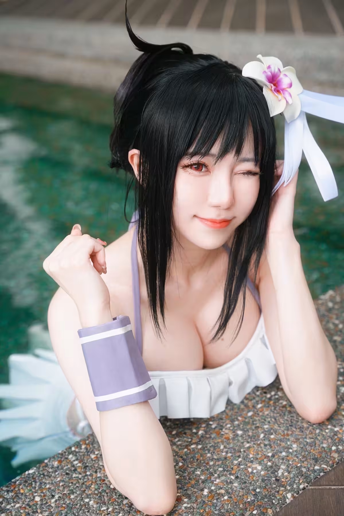 Cosplay Sally多啦雪 – Tifa Bikini(55)