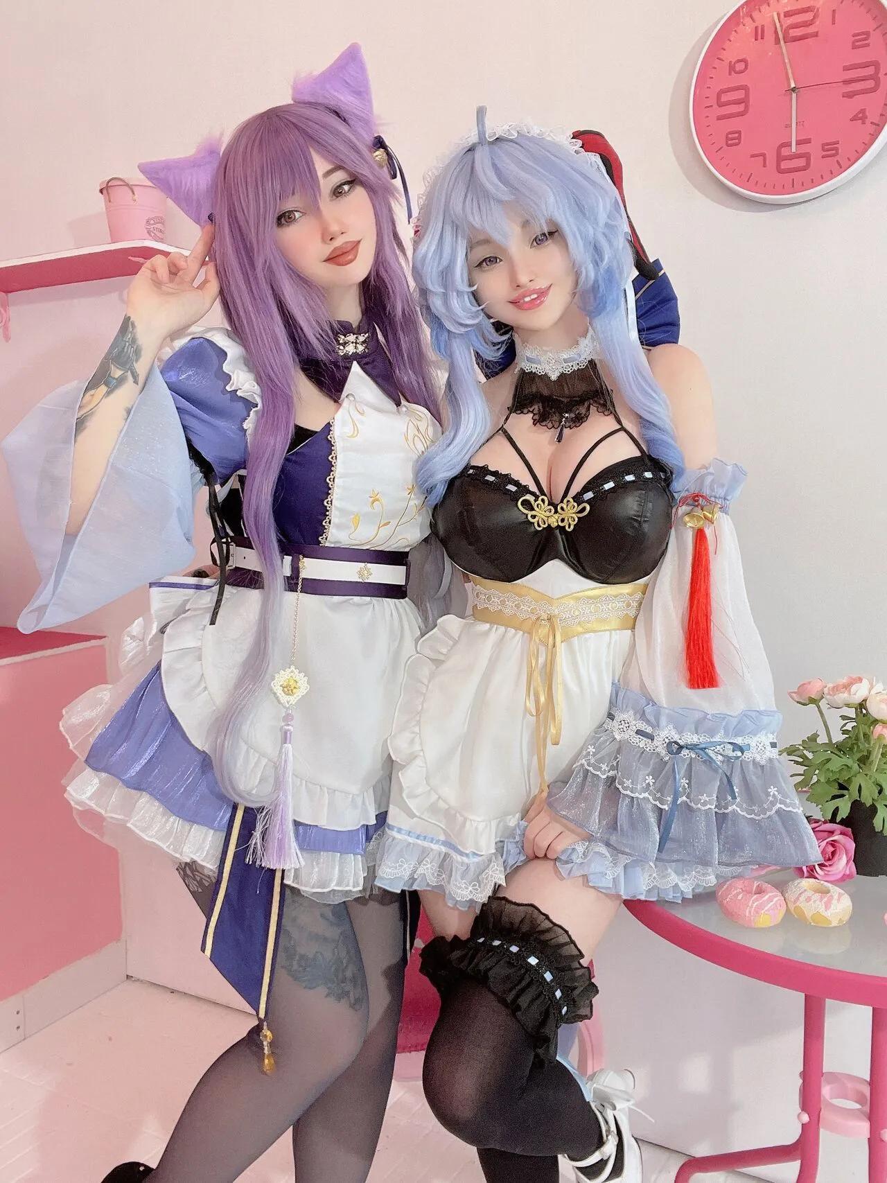 Hidori Rose & Okamiisaya - Ganyu & Keqing(8)