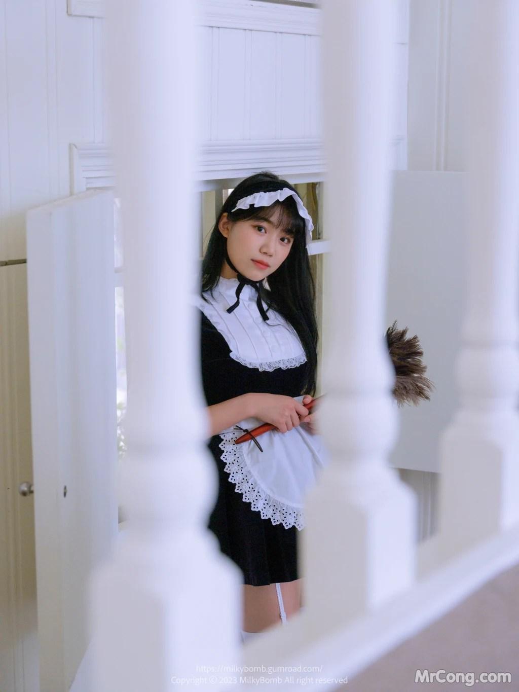 [MilkyBomb] Yui: Vol.3 Maid (291 photos )(15)