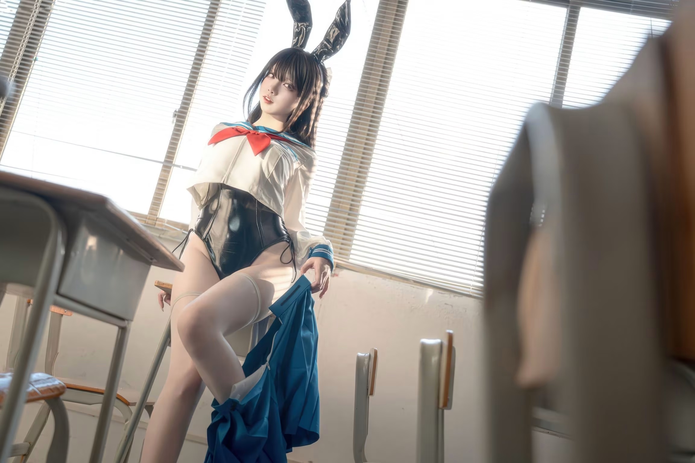 Coser@紙悅Etsu_ko： 水手服兔女郎 (63 photos) - ( Page 1 / 4 )(23)